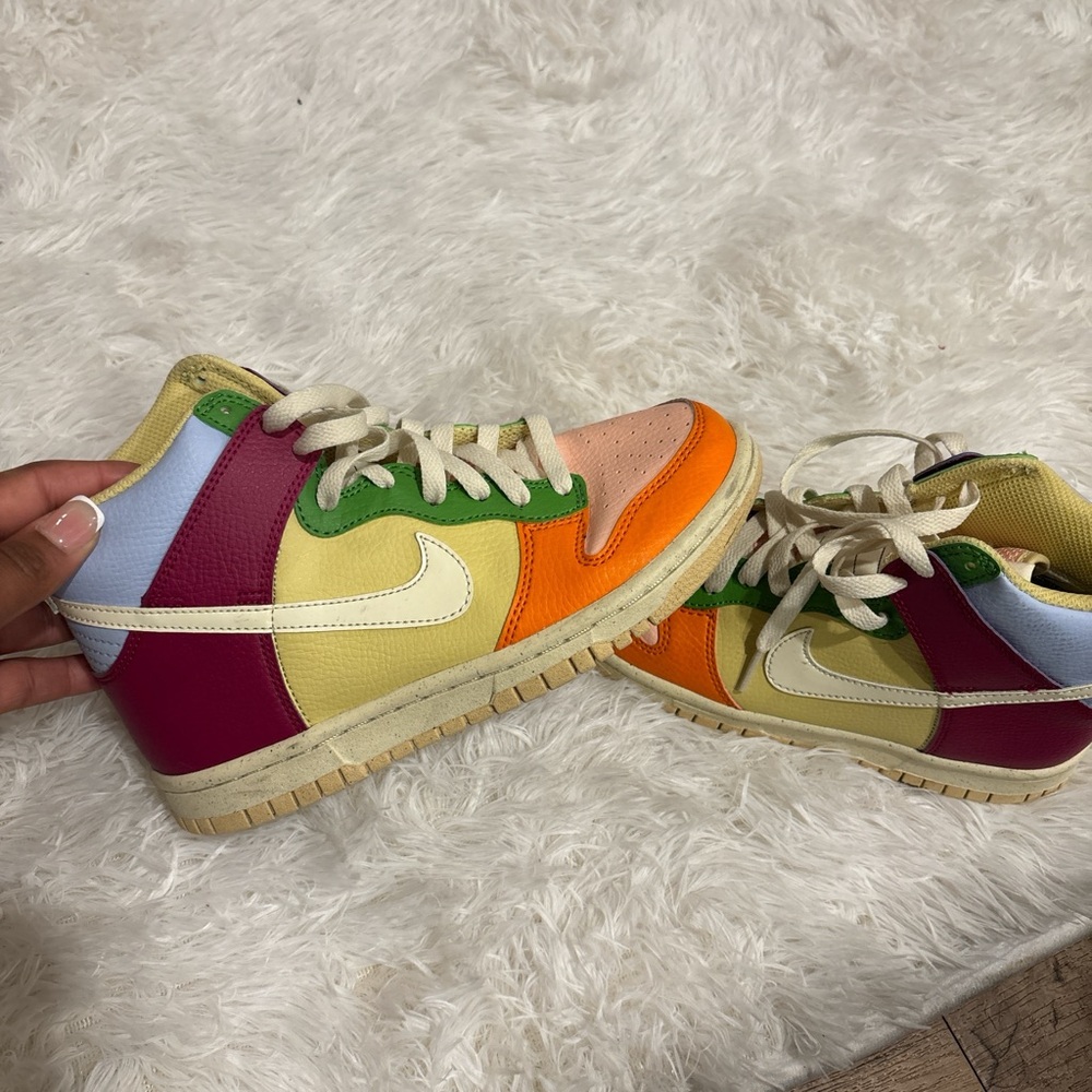 Nike Kids Colorful High-Top Sneakers